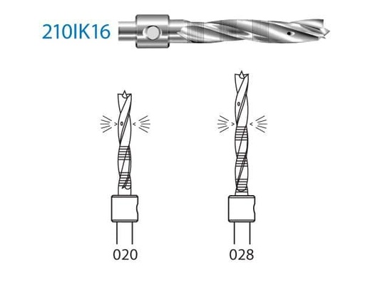 [KO3068] FRESA KOMET ACERO CIRUGIA REFRIG INTERNA 210IK16.204 (.020)