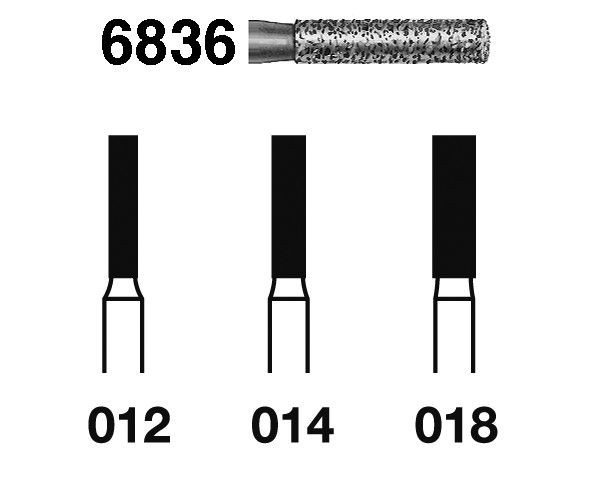 FRESA KOMET DIAMANTE CLINICA 5uds. 6836.314.