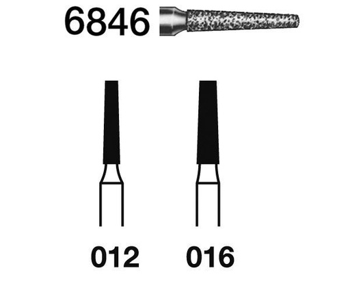 [KO3337] FRESA KOMET DIAMANTE CLINICA 5uds. 6846.314. (.014)