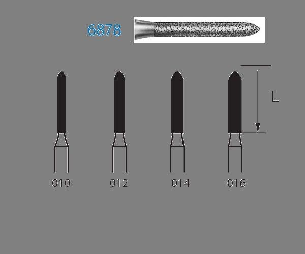 FRESA KOMET DIAMANTE CLINICA 5uds. 6878.314.