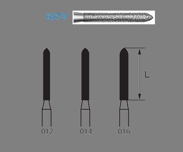 FRESA KOMET DIAMANTE CLINICA 5uds. 6879.314.