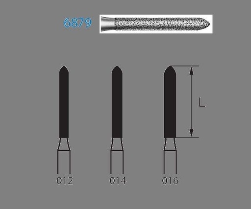 [KO3403] FRESA KOMET DIAMANTE CLINICA 5uds. 6879.314. (.014)