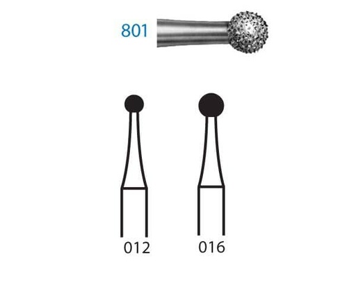 [KO3551] FRESA KOMET DIAMANTE CLINICA 5uds. 801.315 (.016)