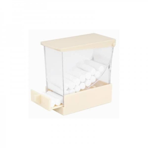 [VR1427] DISPENSADOR ROLLO ALGODON  (Blanco)