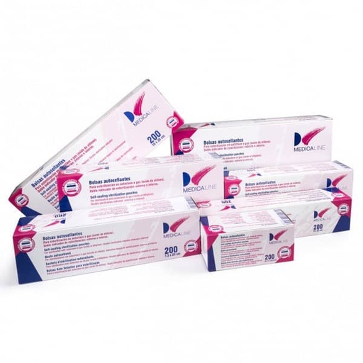 [ME0732] BOLSAS AUTOADHESIVAS MEDICALINE 200uds. (5x25cm.)