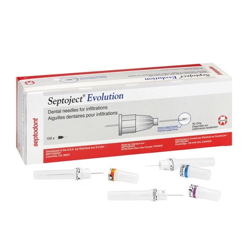 [SE0059] AGUJAS SEPTOJECT 100ud. (27G, 04x25mm.)