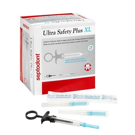 [SE0090] AGUJAS ULTRA SAFETY PLUS TWIST 100ud. (27G, 04x25mm.)