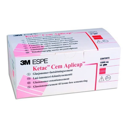 [ES0033] 56060 KETAC CEM APLICAP CAPS.50 UDS.