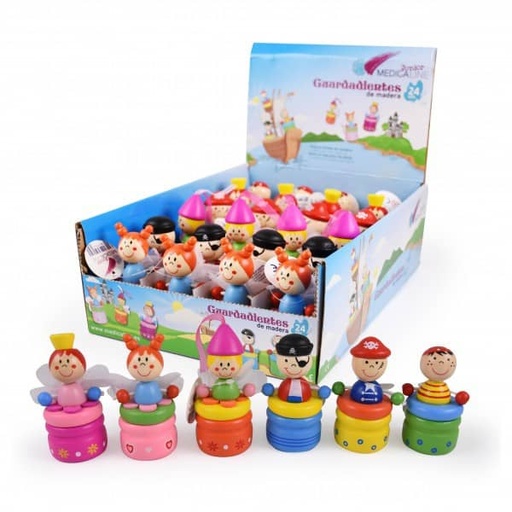 [ME1168] GUARDADIENTES MADERA MEDICALINE JUNIOR 12uds.