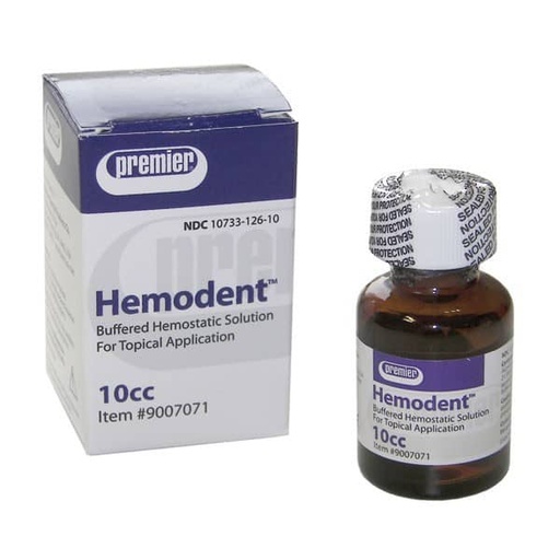 [PE0284] HEMODENT 10cc. CLORURO ALUMINIO