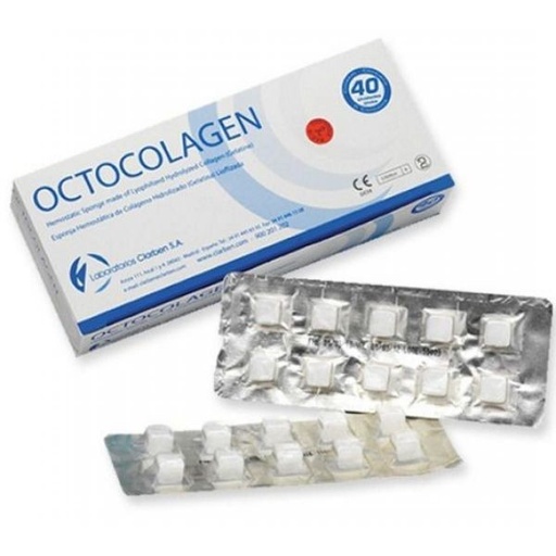 [CL0044] OCTOCOLAGEN ESPONJAS HEMOSTATICAS 40ud.