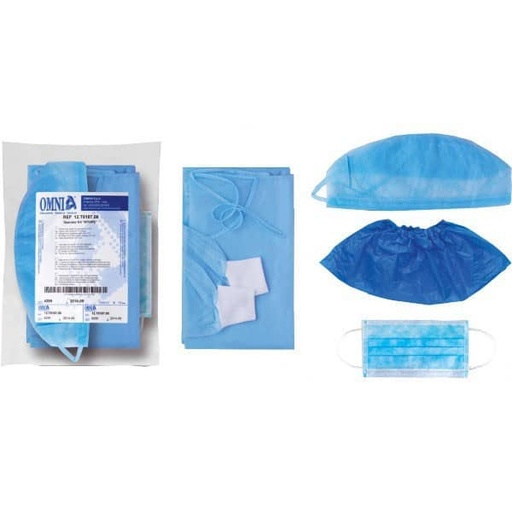 [ON0230] SET ESTERIL DOCTOR (BATA,MASC.,GORRO,CUBREZ) 1ud.