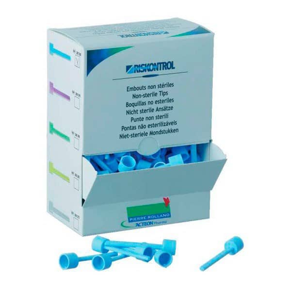 BOQUILLAS RISCONTROL AZUL NO ESTERILES 250 UDS.