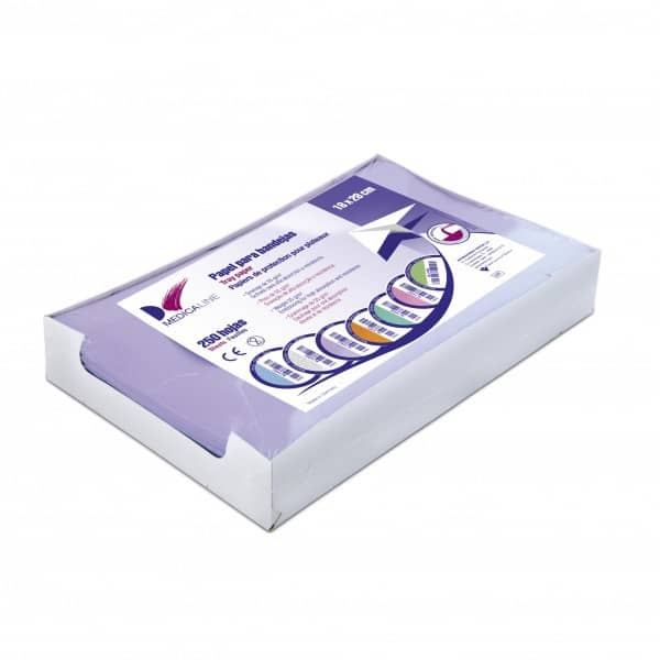 PAPEL ABSORB. BANDEJAS LILA 18x28cm. 250u.