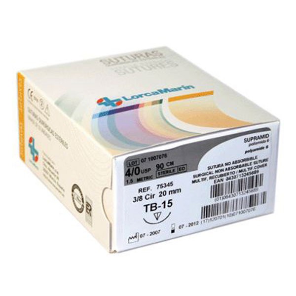 SUPRAMID NEGRO TB-15 4/0 50ud.