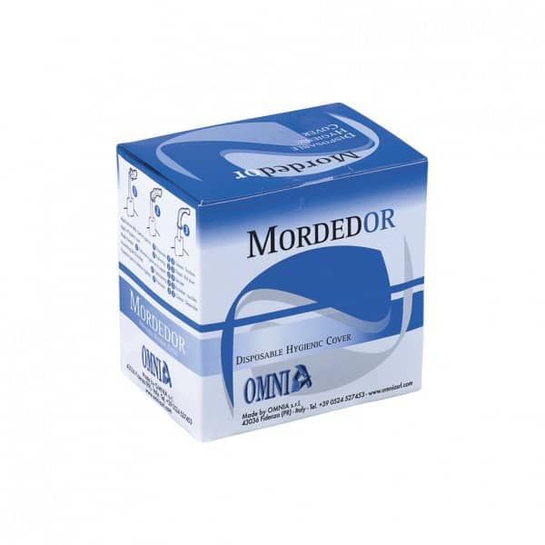 FUNDA PARA MORDEDOR LATEX BLANCO 8x10cm 200ud.