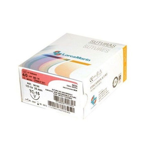 [LO0031] SUTURA SEDA TC-10 3/0 50ud.