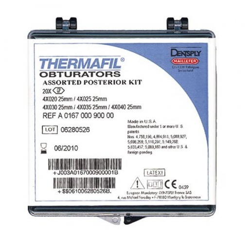 [MA0303] GUTTAPERCHA THERMAFIL SET ANTERIOR 45-100 20uds.