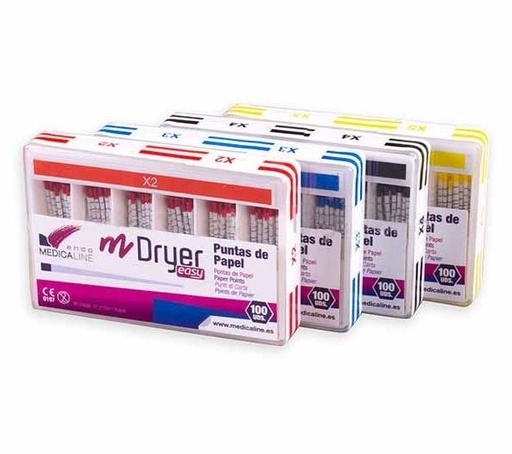 [ME5678] m-Dryer Easy PUNTAS PAPEL M-Conic Easy X2 100u.