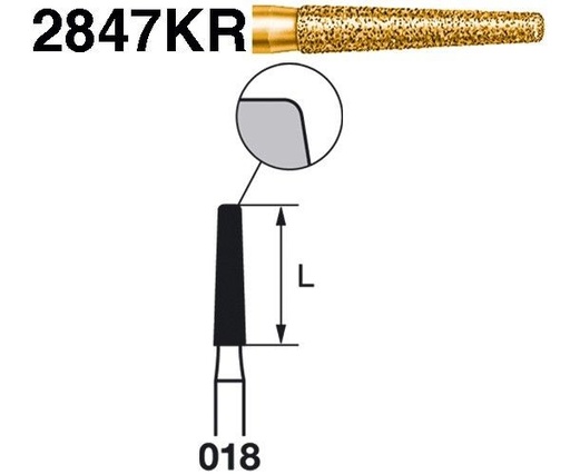 [KO3113] 2847KR.314.018 KOMET DIAMANTE CLINICA S2000 5 UD