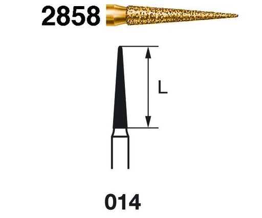 [KO3121] 2858.314.014 KOMET DIAMANTE CLINICA S2000 5 UD