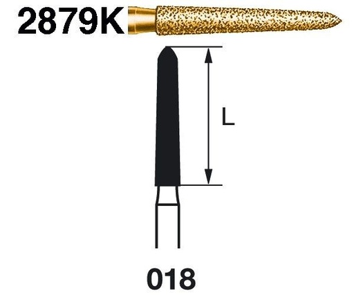 [KO3127] 2879K.314.018 KOMET DIAMANTE CLINICA S2000 5 UD