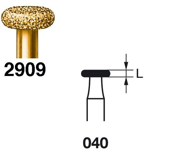 2909.314.040 KOMET DIAMANTE CLINICA S2000 5 UD