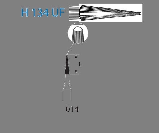 [KO4774] H134UF.314.014 KOMET CARBURO CLINICA 5 UD