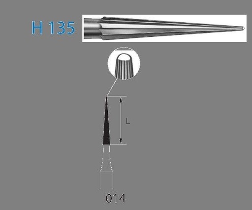 [KO4775] H135.314.014 KOMET CARBURO CLINICA 5 UD