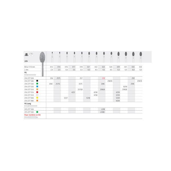 FG 4258/6 379-022 FG DIAM. FINO 6ud.