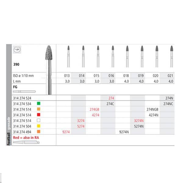 FG 274/6 GB 390-015 FG DIAM. FINO 6ud.