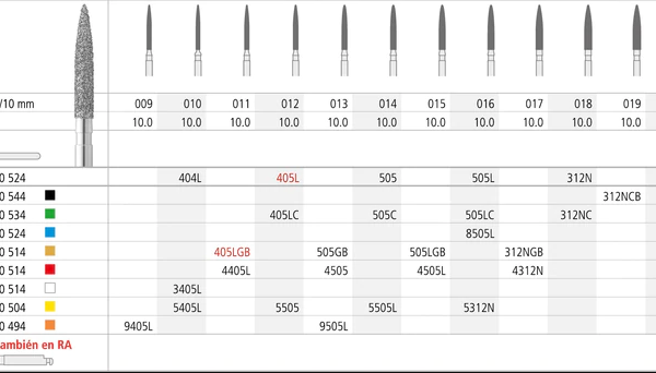 FG 4505L/6 863-015 FG DIAM. FINO 6ud.