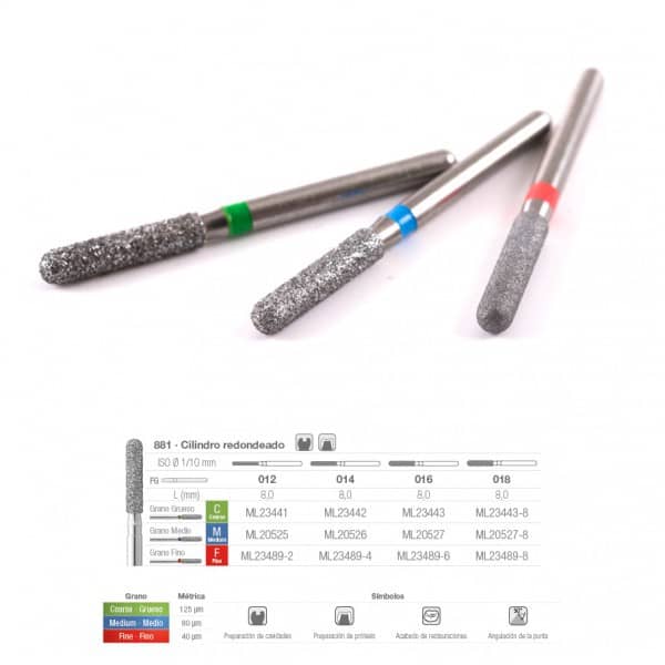 881M-018 FRESA FG DIAMANTE FIG 141 MEDIO 5 U.