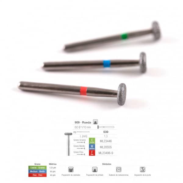 909M-039 FRESA FG DIAMANTE FIG 068 MEDIO 5 U.