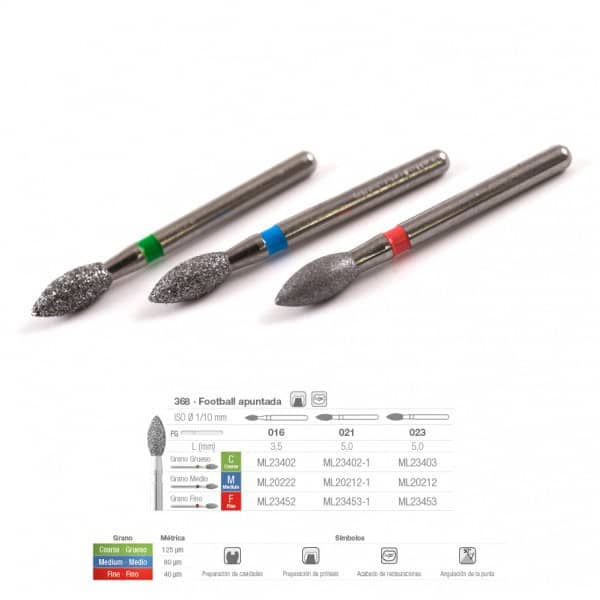 368C-023 FRESA FG DIAMANTE FIG 257 GRUESO 5 U.