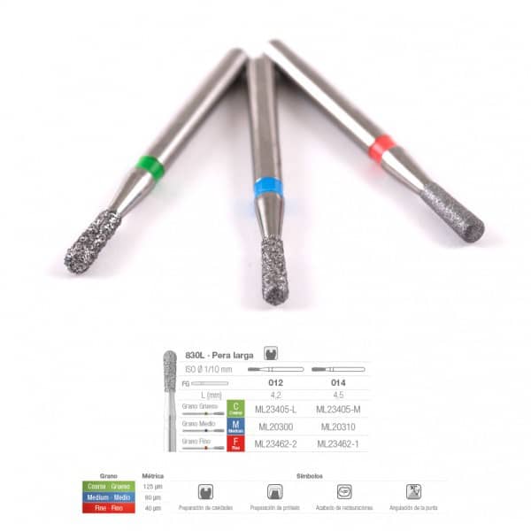 830LC-014 FRESA FG DIAMANTE FIG 234 GRUESO 5 U.