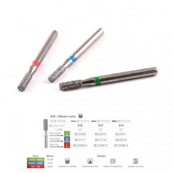 835C-012 FRESA FG DIAMANTE FIG 107 GRUESO 5 U.