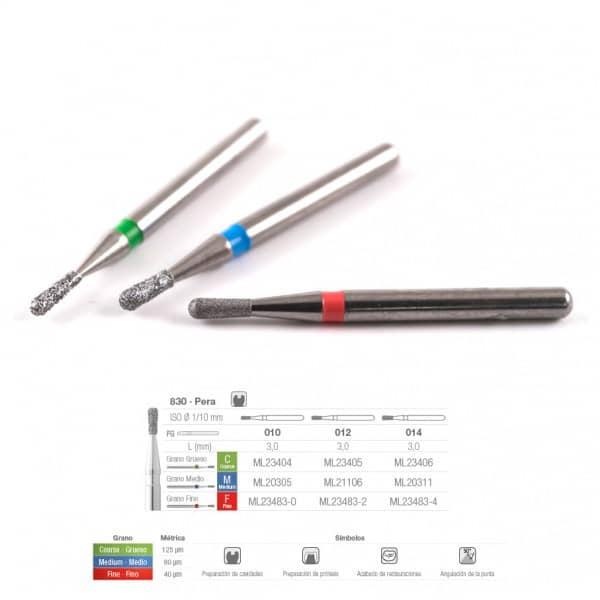 830F-012 FRESA FG DIAMANTE FIG 233 FINO 5 U.