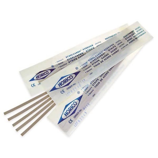 [HO0113] TIRAS PULIR ACERO 0,15X4MM 304G 12UD