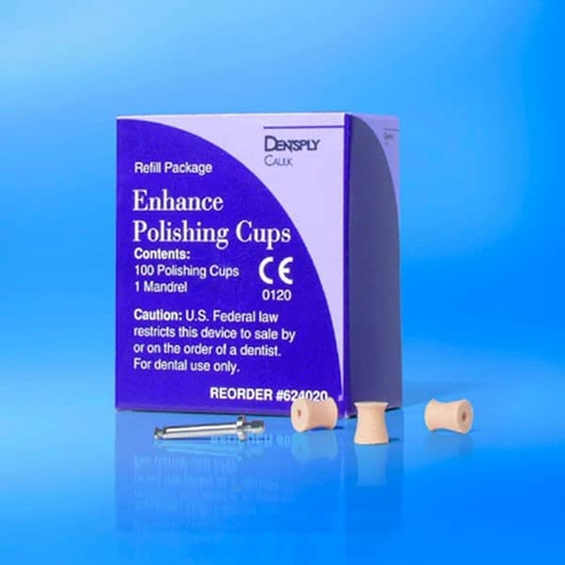[DT0555] ENHANCE polishing copas c/mandril 100 ud