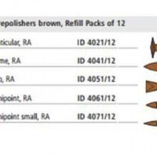 [ID0022] 4041/12 C.A PULIDORES LLAMA MARRONES IDENTOFLEX