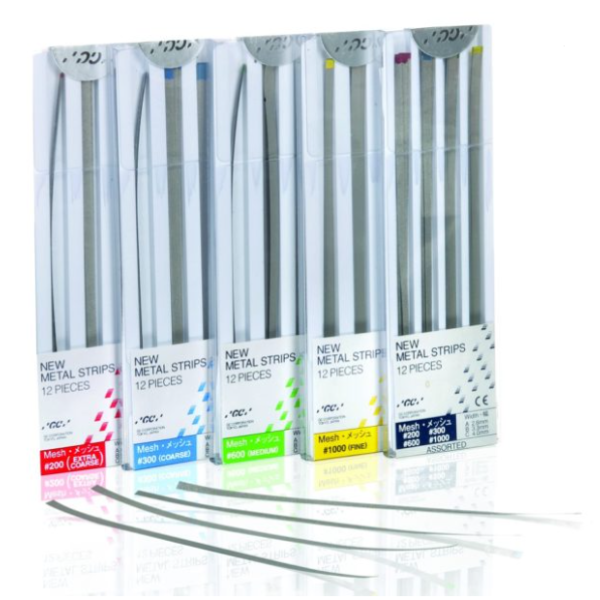 TIRAS METAL N.1000 4X3ud. AMARILLO