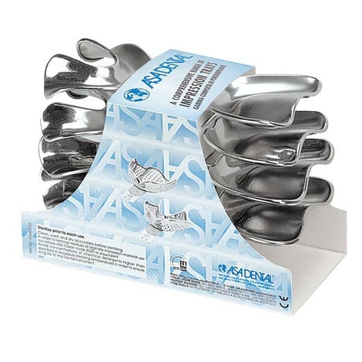 [AS0169] S2808-8 KIT 8 CUBETAS EDENTULOS CON RETENCION