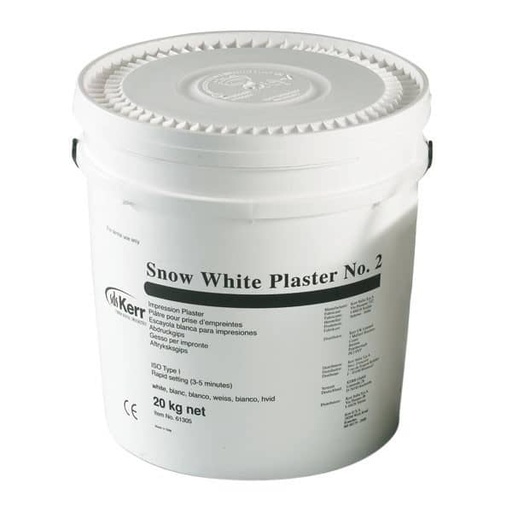 [KE0099] SNOW WHITE PLASTER 18kg.