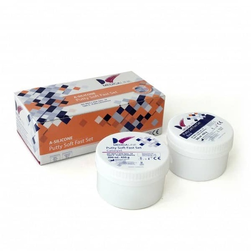 [ME1175] A-SILICONE ML PUTTY SOFT FAST SET 300+300ML 55302