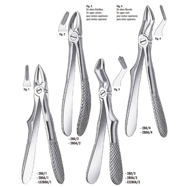 280/4 FORCEPS KLEIN NIÑOS CM