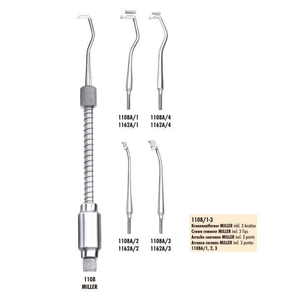 1108/1-3 ARRANCA CORONAS + 3 PUNTAS MARTIN