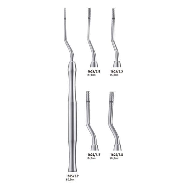 1605/4.8 OSTEOTOMO IMPACTADOR HUESO CURVO