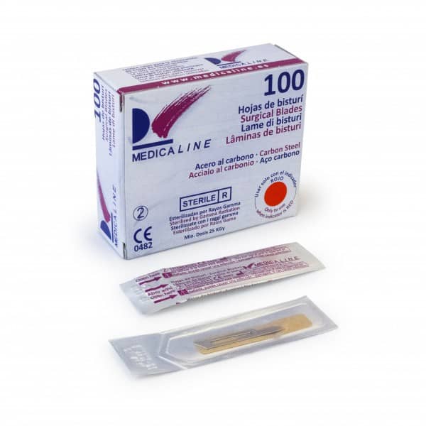 HOJAS DE BISTURI Nº 12D 100u.