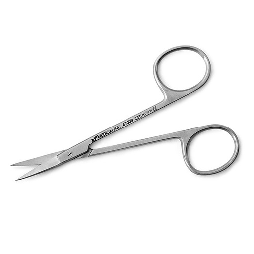 [ME1055] TIJERAS PARA ENCIA CURVAS 12CM.